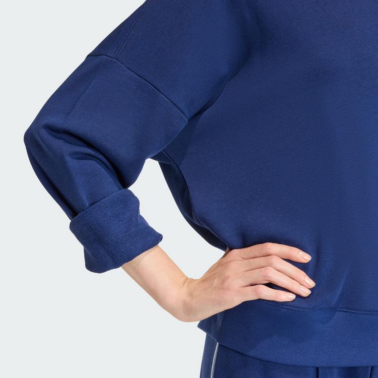 adidas adidas Seasonal Essentials Colorpop Sweatshirt Sweatshirt Damen - Dark Blue / White - 1 | SportScheck