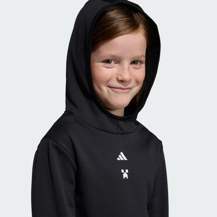 adidas adidas ADIDAS MINECRAFT TRAINING 3-STREIFEN Hoodie Kinder - Black - 1 | SportScheck