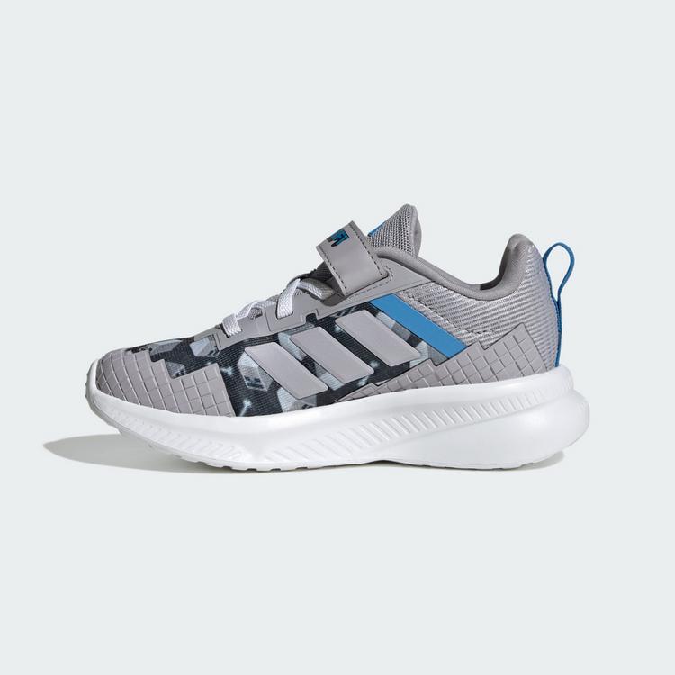 adidas adidas ADIDAS MINECRAFT FORTARUN 4.0 SCHUHE Sneaker Kinder - Glory Grey / Glory Grey / Lucid Ray Blue - 5 | SportScheck