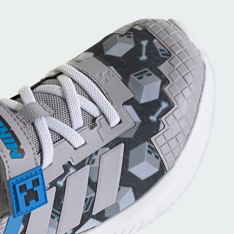 adidas adidas ADIDAS MINECRAFT FORTARUN 4.0 SCHUHE Sneaker Kinder - Glory Grey / Glory Grey / Lucid Ray Blue - 7 | SportScheck