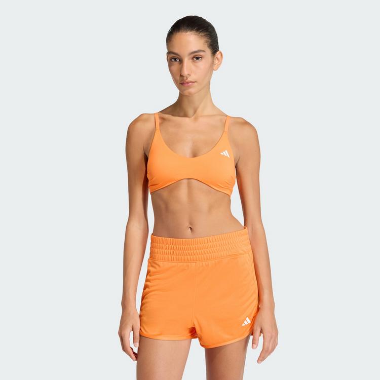 adidas adidas Leicht st&uuml;tzender Optime Essentials BH Damen - Pure Orange - 0 | SportScheck