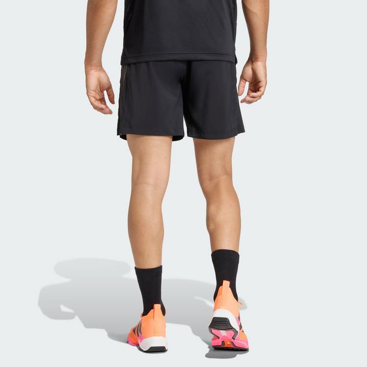 adidas adidas TECH ESSENTIALS WORKOUT 3-STREIFEN Funktionsshorts Herren - Black - 1 | SportScheck