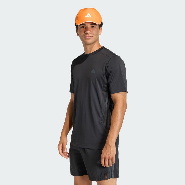 adidas adidas TECH ESSENTIALS WORKOUT 3-STREIFEN Funktionsshirt Herren - Black - 0 | SportScheck