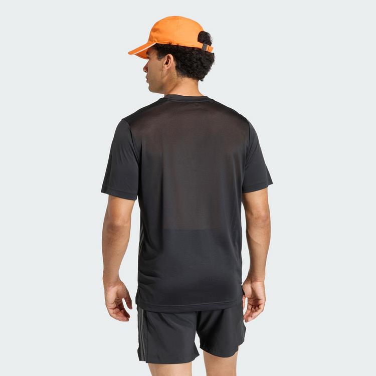 adidas adidas TECH ESSENTIALS WORKOUT 3-STREIFEN Funktionsshirt Herren - Black - 1 | SportScheck