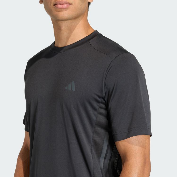 adidas adidas TECH ESSENTIALS WORKOUT 3-STREIFEN Funktionsshirt Herren - Black - 0 | SportScheck