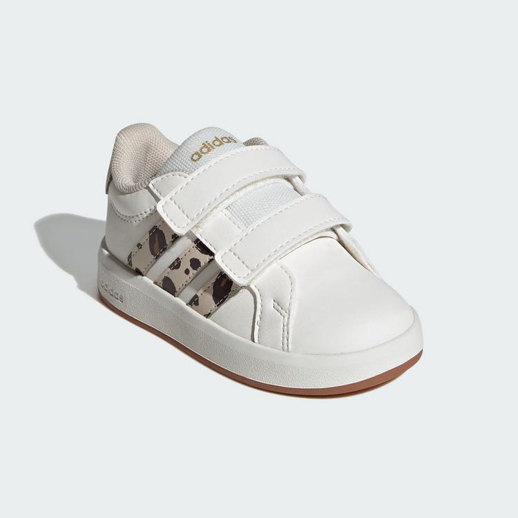 adidas adidas GRAND COURT&nbsp;3.0 SCHUH F&Uuml;R BABYS UND Sneaker Kinder - Core White / Crystal Linen / Aurora Coffee - 3 | SportScheck