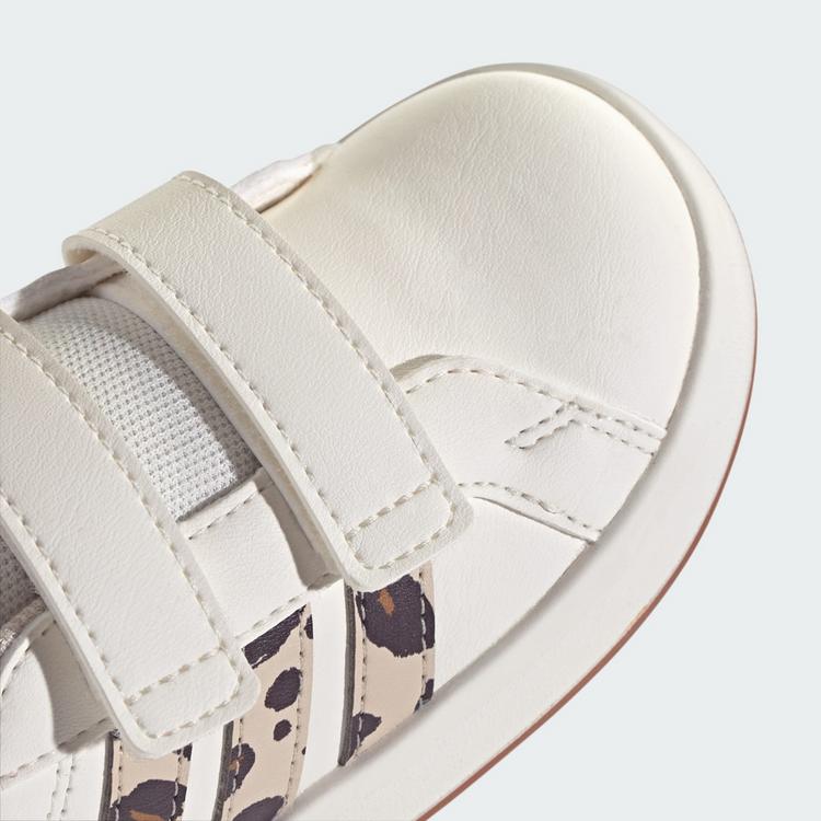 adidas adidas GRAND COURT&nbsp;3.0 SCHUH F&Uuml;R BABYS UND Sneaker Kinder - Core White / Crystal Linen / Aurora Coffee - 7 | SportScheck