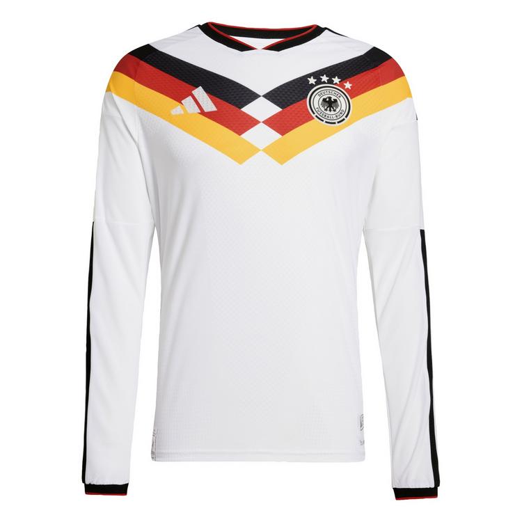 adidas adidas Deutschland 26 Authentic lang&auml;rmeliges Trikot Herren - White - 0 | SportScheck
