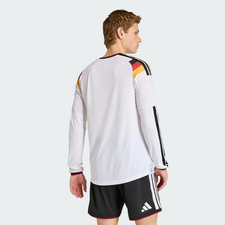adidas adidas Deutschland 26 Authentic lang&auml;rmeliges Trikot Herren - White - 3 | SportScheck