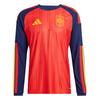 adidas Spanien 26 Authentic Lang&auml;rmliges Trikot Herren - Vivid Red