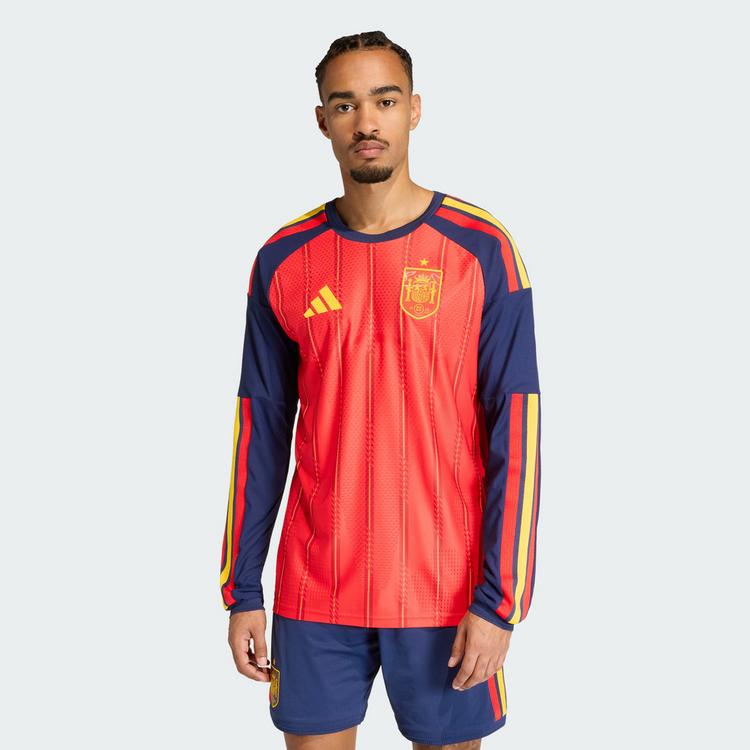 adidas adidas Spanien 26 Authentic Lang&auml;rmliges Trikot Herren - Vivid Red - 1 | SportScheck