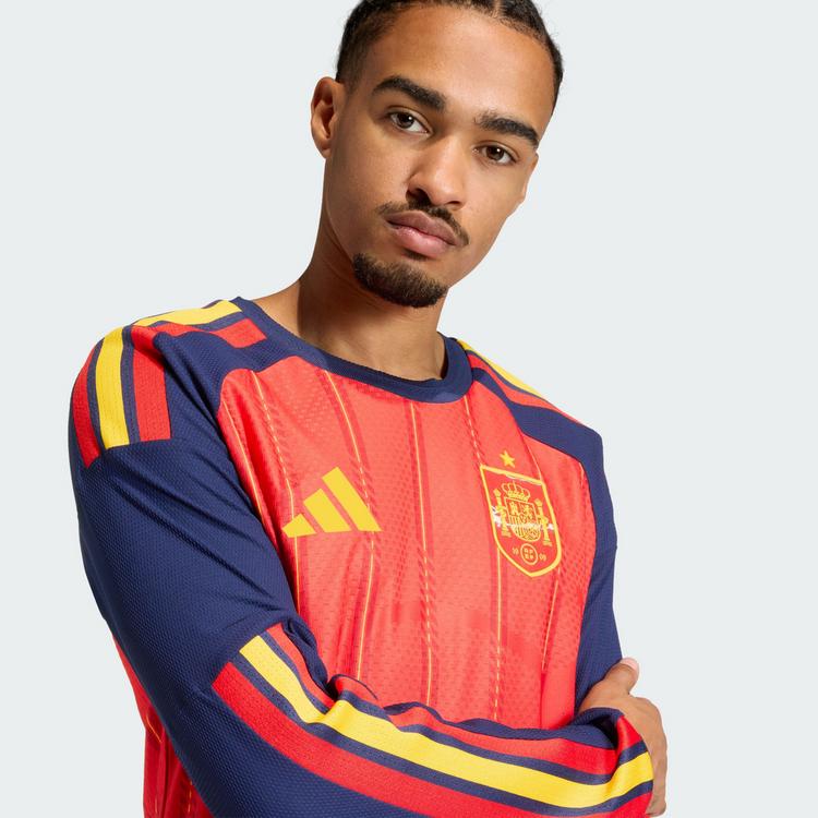 adidas adidas Spanien 26 Authentic Lang&auml;rmliges Trikot Herren - Vivid Red - 2 | SportScheck