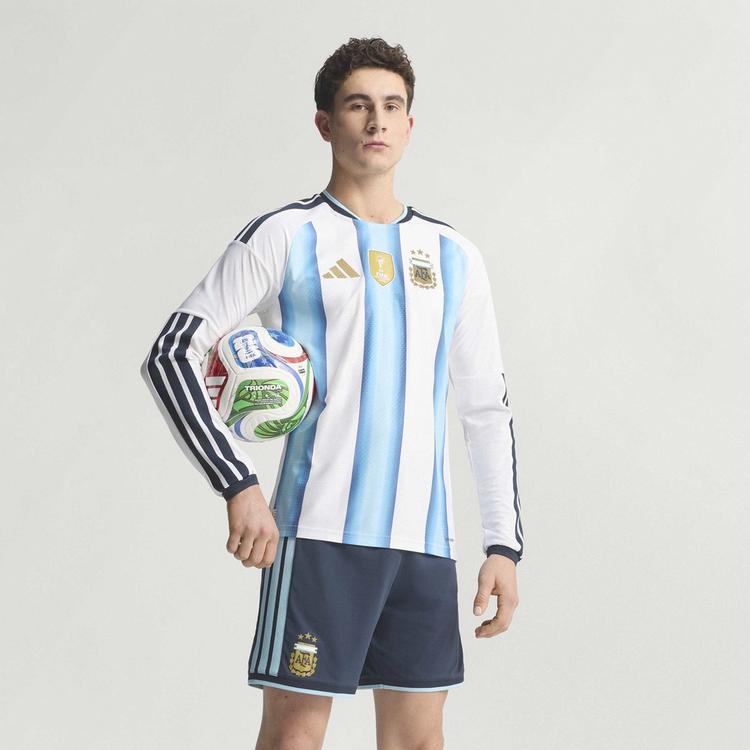 adidas adidas Argentinien 26 Authentic lang&auml;rmeliges Trikot Herren - White / Icey Blue / Light Blue - 0 | SportScheck