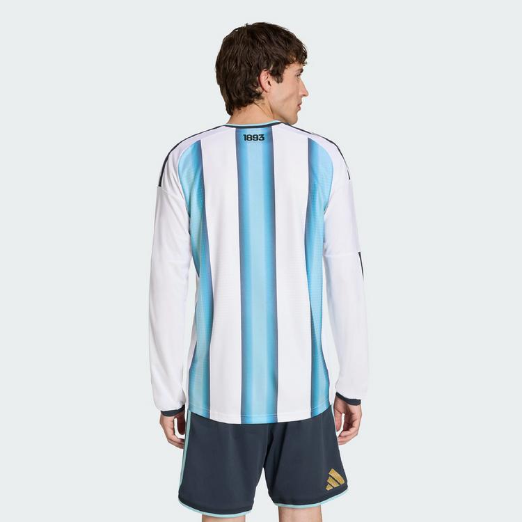 adidas adidas Argentinien 26 Authentic lang&auml;rmeliges Trikot Herren - White / Icey Blue / Light Blue - 3 | SportScheck
