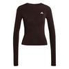 adidas PrimeLift Essentials Workout Contour Funktionsshirt Damen - Aurora Coffee