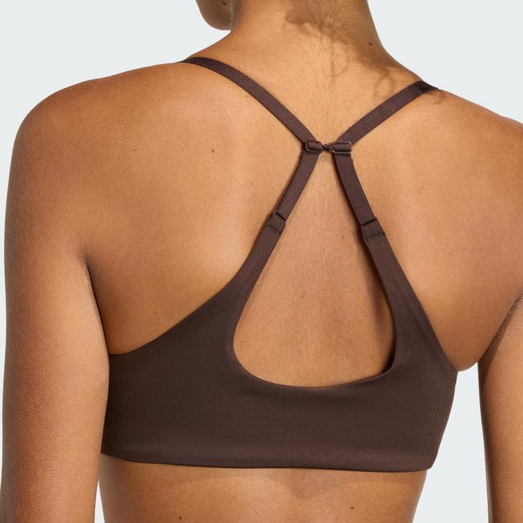 adidas adidas Leicht st&uuml;tzender Optime Essentials BH Damen - Aurora Coffee Met. - 2 | SportScheck