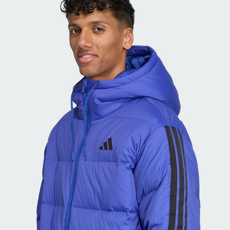 adidas adidas Essentials Climawarm 3-Streifen Puffer Outdoorweste Herren - Semi Lucid Blue - 1 | SportScheck