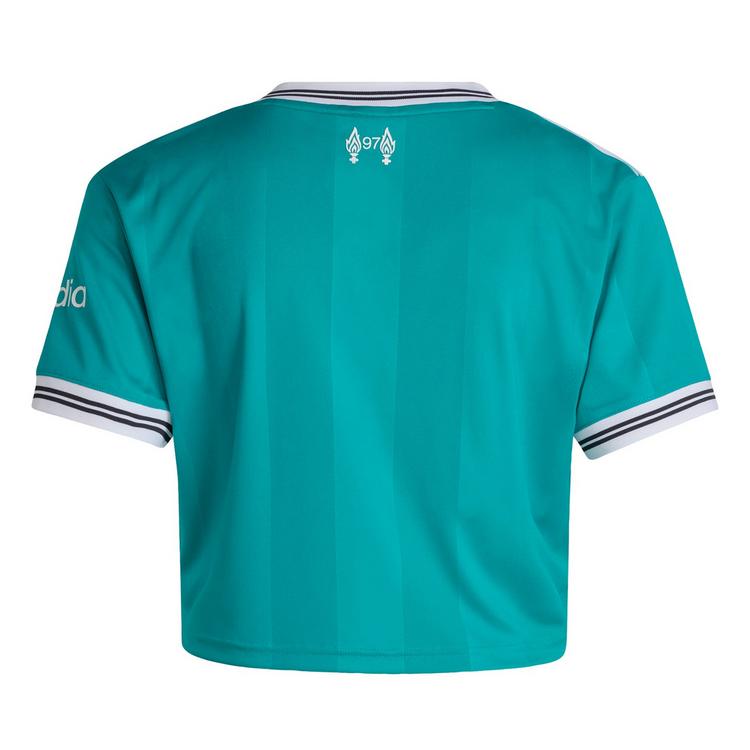 adidas adidas FC Liverpool 25/26 K&uuml;rzer geschnittenes Croptop Damen - Sea Green - 0 | SportScheck