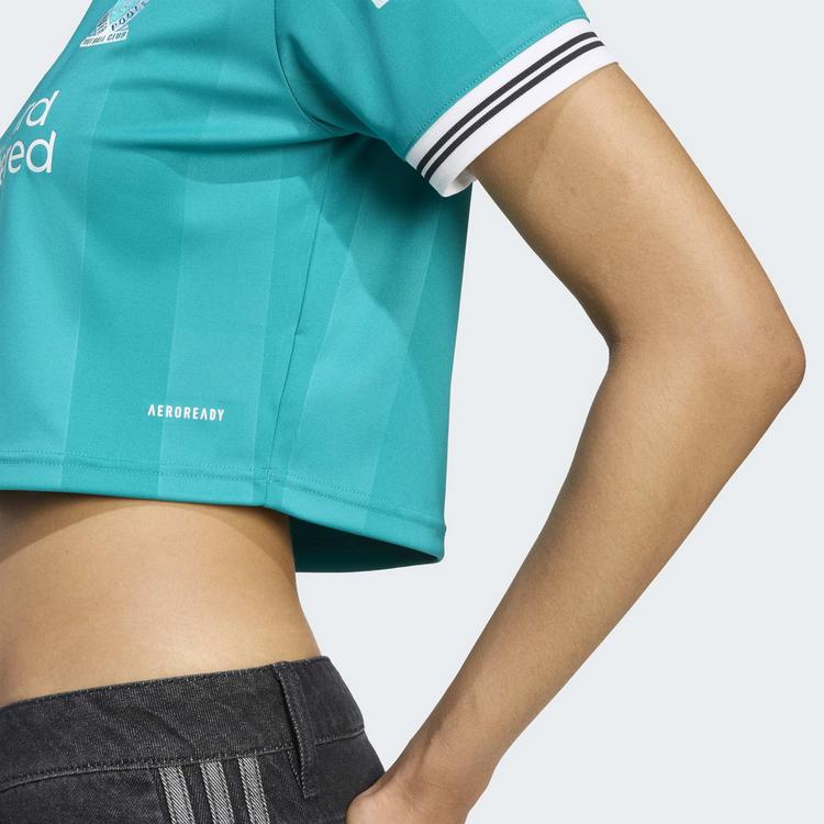 adidas adidas FC Liverpool 25/26 K&uuml;rzer geschnittenes Croptop Damen - Sea Green - 3 | SportScheck