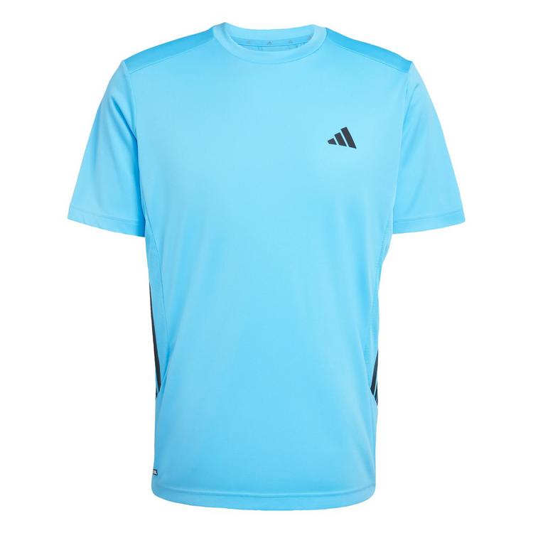 adidas adidas TECH ESSENTIALS WORKOUT 3-STREIFEN Funktionsshirt Herren - Lucid Aquamarine - 0 | SportScheck