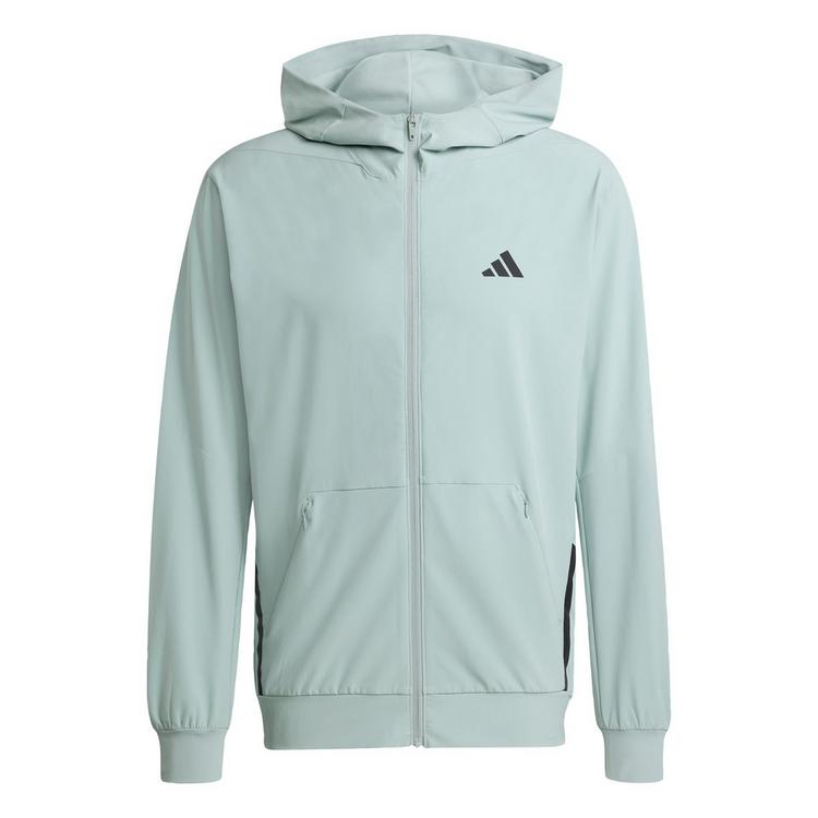 adidas adidas D4T WORKOUT-HOODIE MIT DURCHGEHENDEM Sweatshirt Herren - Wonder Sage - 0 | SportScheck