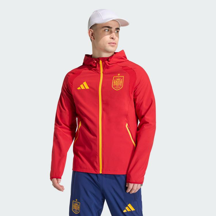 adidas adidas Spanien Tiro Travel Windbreaker, Outdoorjacke Herren - Team Power Red 2 - 0 | SportScheck