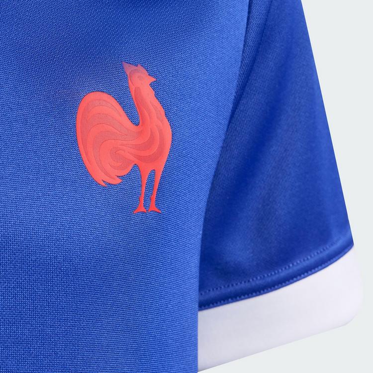 adidas adidas Frankreich Rugby Home Replica Funktionsshirt Kinder - Semi Lucid Blue - 1 | SportScheck