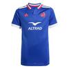 adidas Frankreich Rugby Heimtrikot-Replika Funktionsshirt Kinder - Semi Lucid Blue