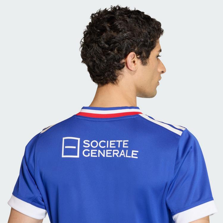 adidas adidas Frankreich Rugby Performance-Passform Funktionsshirt Herren - Semi Lucid Blue - 2 | SportScheck