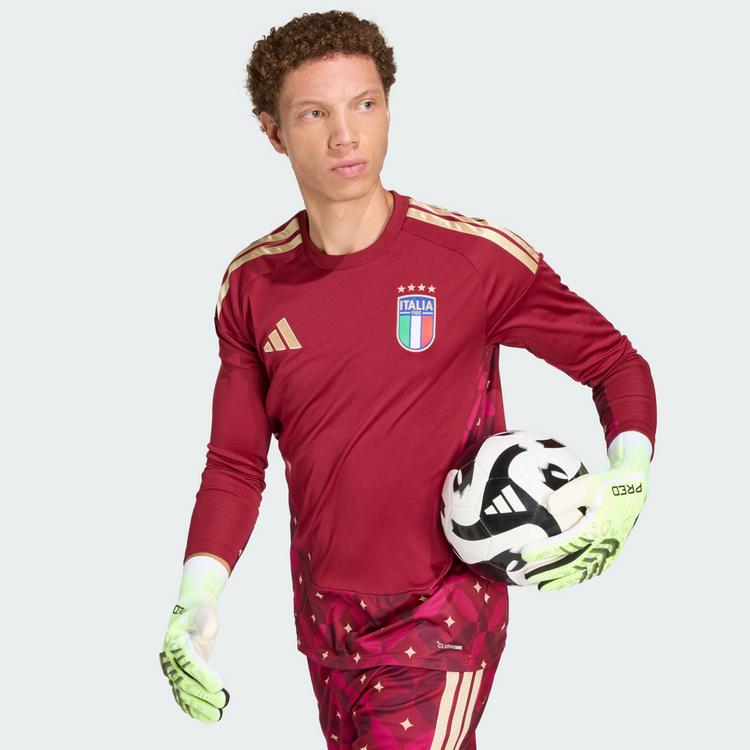 adidas adidas Italien 26 Torwart-Heimtrikot, Trikot Herren - Team Coll Burgundy 2 - 4 | SportScheck