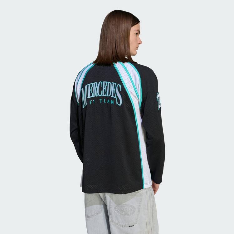 adidas adidas MERCEDES - AMG PETRONAS FORMULA ONE Funktionstop Herren - Black / White - 1 | SportScheck