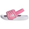 adidas ADILETTE ESTRAP 2.0 BADESCHLAPPEN F&Uuml;R Sandalen Kinder - Bliss Pink / Cloud White / Bliss Pink