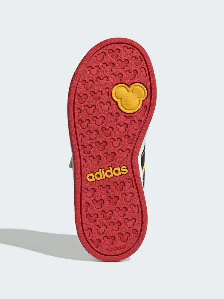 adidas adidas adidas Disney Micky Maus Grand Court Sneaker Kinder - Cloud White / Core Black / Bold Gold - 2 | SportScheck