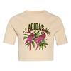 adidas ADIDAS x FARM RIO Grafik T-Shirt, T-Shirt Damen - Crystal Linen / Bold Pink