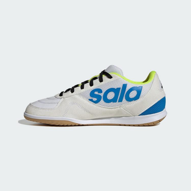 adidas adidas TOP SALA COMPETITION II Kids Fu&szlig;ballschuhe Kinder - Cloud White / Lucid Ray Blue / Solar Yellow - 4 | SportScheck