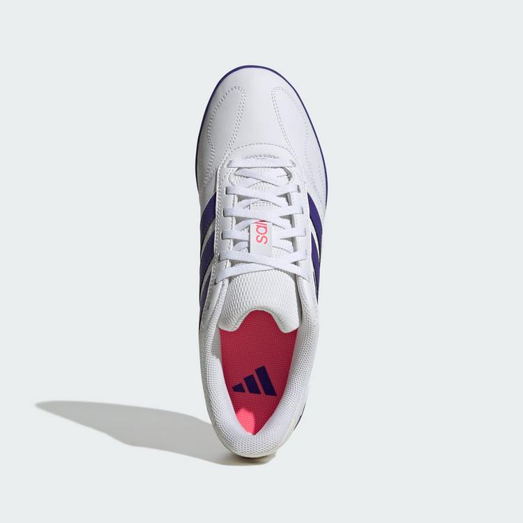 adidas adidas SUPER SALA COMPETITION III Fu&szlig;ballschuhe - Cloud White / Pure Purple / Solar Turbo - 0 | SportScheck
