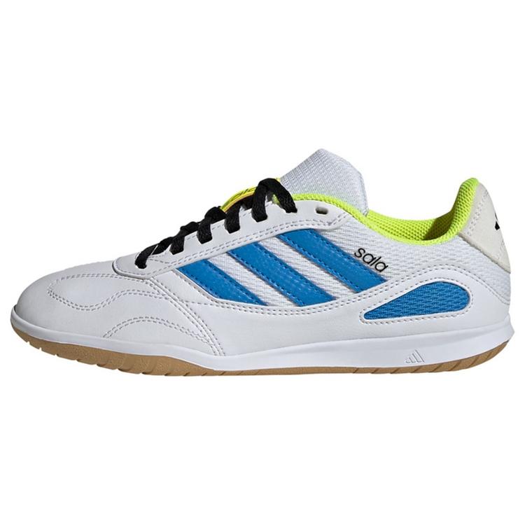 adidas adidas SUPER SALA COMPETITION III Indoor Kids Fu&szlig;ballschuhe Kinder - Cloud White / Lucid Ray Blue / Solar Yellow - 0 | SportScheck