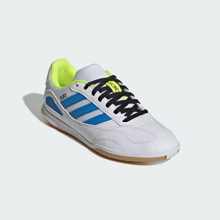 adidas adidas SUPER SALA COMPETITION III Indoor Kids Fu&szlig;ballschuhe Kinder - Cloud White / Lucid Ray Blue / Solar Yellow - 2 | SportScheck