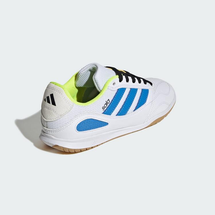 adidas adidas SUPER SALA COMPETITION III Indoor Kids Fu&szlig;ballschuhe Kinder - Cloud White / Lucid Ray Blue / Solar Yellow - 3 | SportScheck