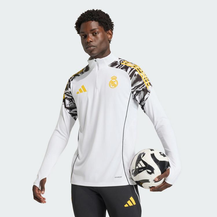 adidas adidas adidas Real Madrid Avengers 25/26 Tiro Trainingsanzug Herren - White / Bold Gold - 0 | SportScheck
