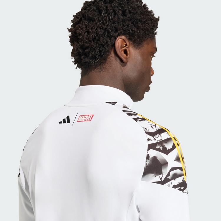 adidas adidas adidas Real Madrid Avengers 25/26 Tiro Trainingsanzug Herren - White / Bold Gold - 1 | SportScheck