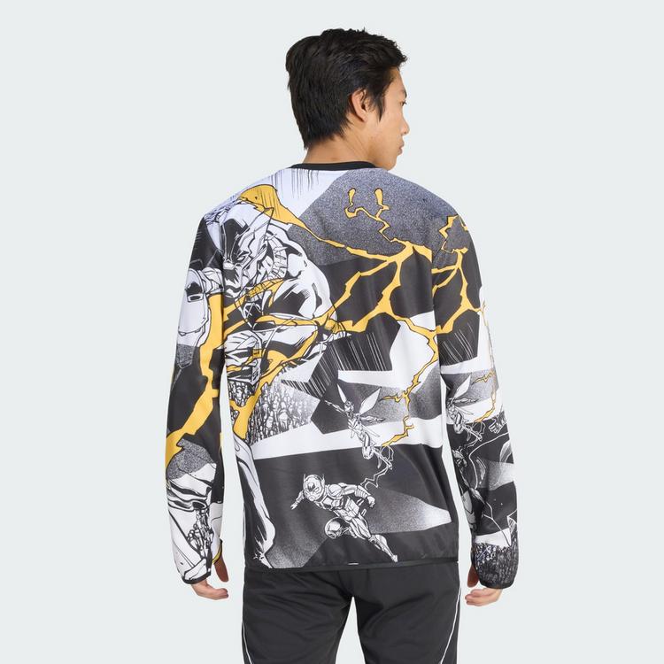 adidas adidas adidas Real Madrid Avengers 25/26 Sweatshirt Herren - White / Black / Bold Gold - 1 | SportScheck