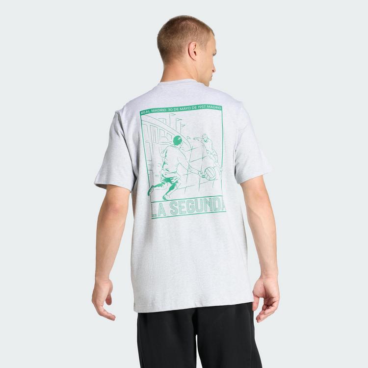 adidas adidas Real Madrid Heritage Trikot aus dicker Funktionsshirt Herren - Light Grey Heather - 1 | SportScheck