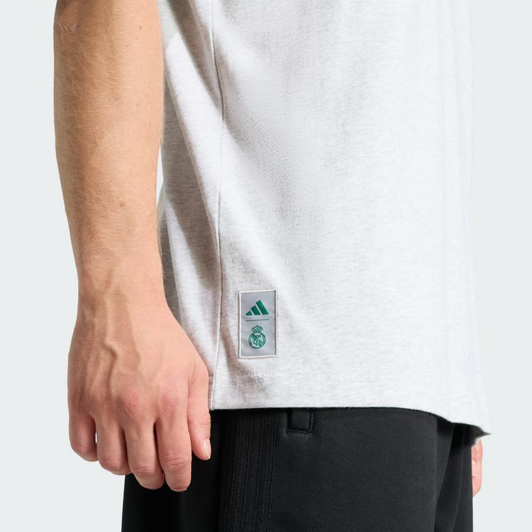 adidas adidas Real Madrid Heritage Trikot aus dicker Funktionsshirt Herren - Light Grey Heather - 1 | SportScheck