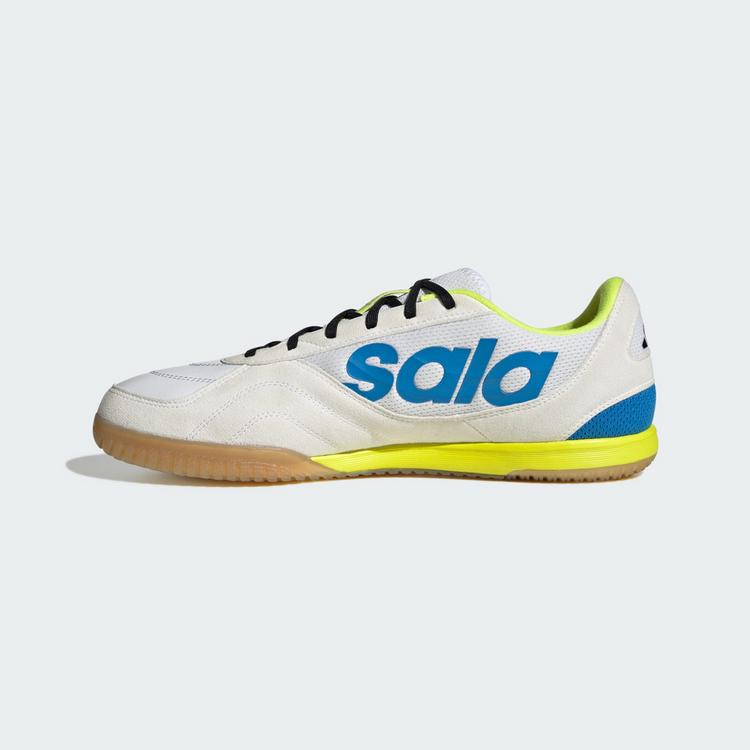 adidas adidas TOP SALA COMPETITION II Fu&szlig;ballschuh, Fu&szlig;ballschuhe - Cloud White / Lucid Ray Blue / Solar Yellow - 4 | SportScheck