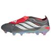 adidas PREDATOR ELITE Fu&szlig;ballschuh mit Fu&szlig;ballschuhe - Iron Metallic / Cloud White / Lucid Red