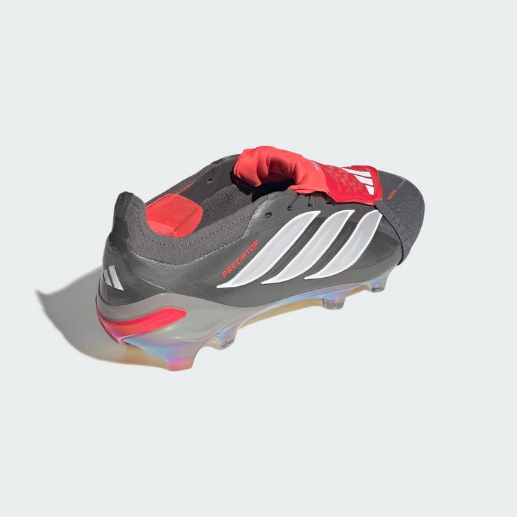 adidas adidas PREDATOR ELITE Fu&szlig;ballschuh mit Fu&szlig;ballschuhe - Iron Metallic / Cloud White / Lucid Red - 3 | SportScheck