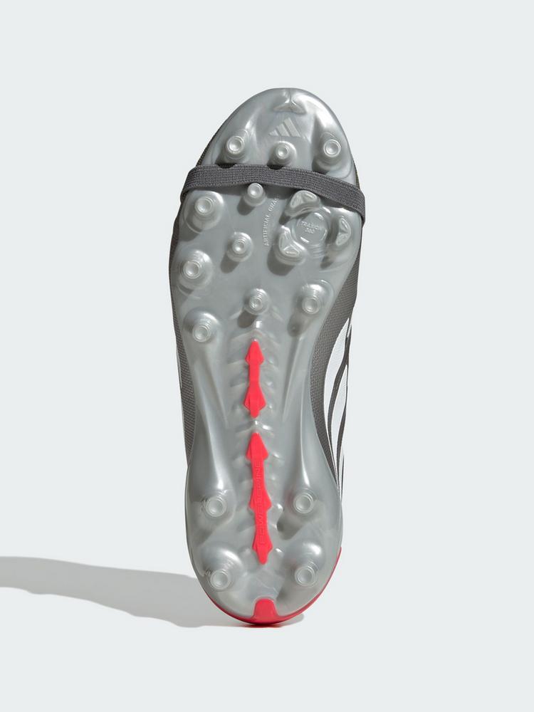 adidas adidas PREDATOR LEAGUE Fold-Over Tongue Fu&szlig;ballschuhe Kinder - Iron Metallic / Zero Metalic / Lucid Red - 1 | SportScheck