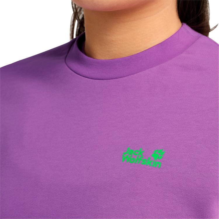 Jack Wolfskin Jack Wolfskin CELEBRATE THE PAW CREWNECK W Fleecepullover Damen - PAW foxglove - 0 | SportScheck