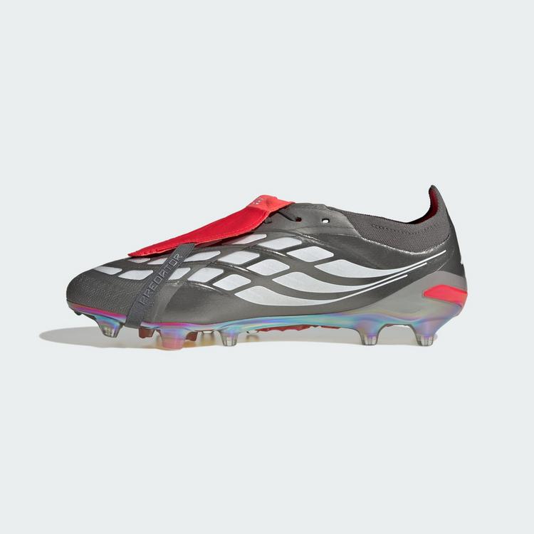 adidas adidas Predator Elite Fu&szlig;ballschuh, Fu&szlig;ballschuhe - Iron Metallic / Cloud White / Lucid Red - 4 | SportScheck